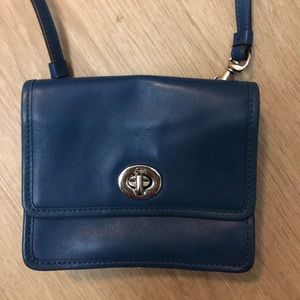Coach Blue Mini Crossbody Bag